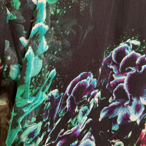 NWT Twelfth Street by Cynthia Vincent Silk Cocktail Mini Dress - Picture 3 of 9